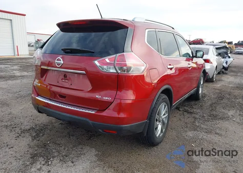 2015 Nissan Rogue Sl z USA, uszkodzony, nr VIN 5N1AT2MV9FC773744
